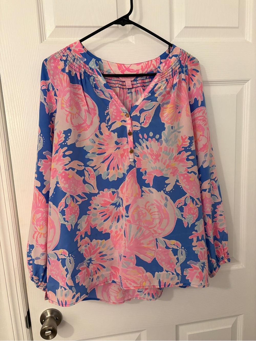 Lilly Pulitzer Elsa silk top